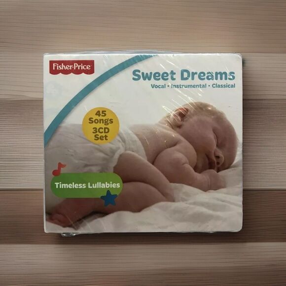 Fisher-Price Sweet Dreams Timeless Lullabies 45 Songs 3 CD Set Sealed NEW - Picture 1 of 4